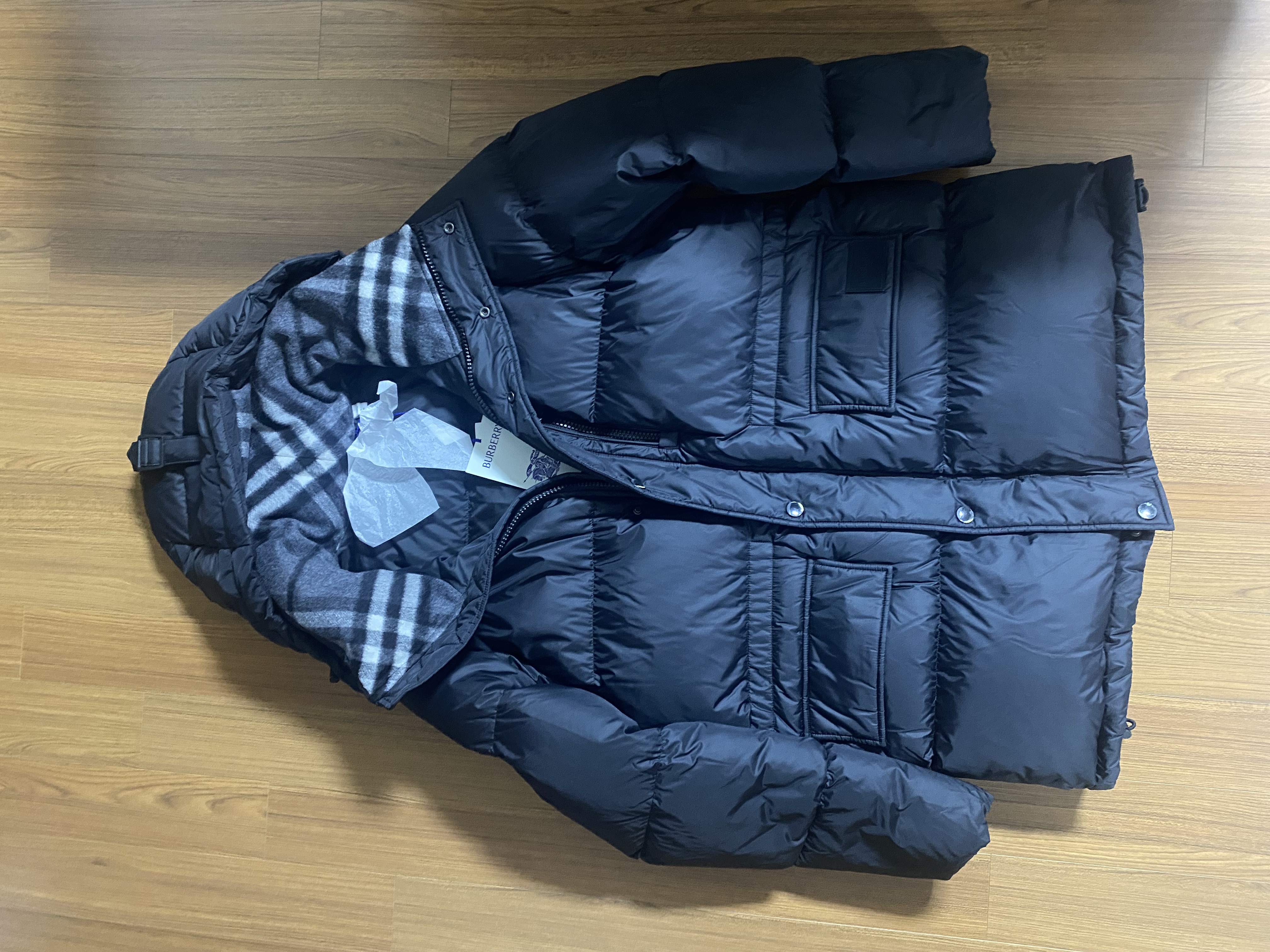 버버리 하워스 패딩 L