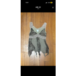 빈티지 레이스 나시